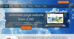Desktop Screenshot of freshpage.co.uk